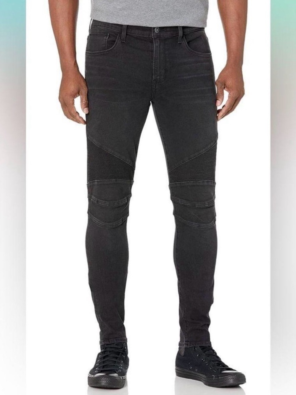 Hudson Jeans Men’s Straight Black Denim